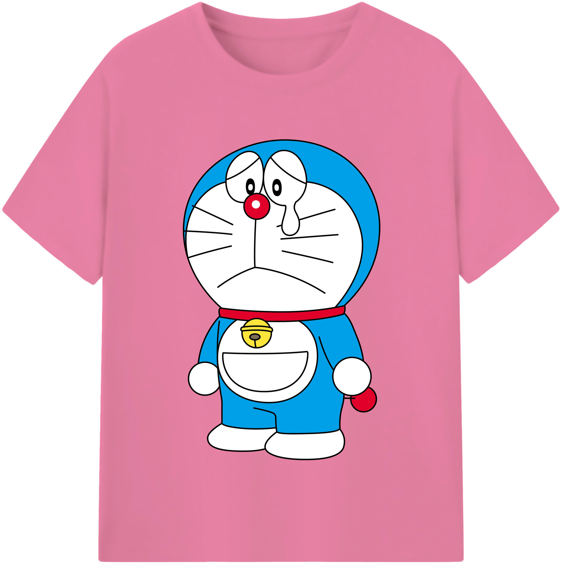 （画像用） ドラえもん Doraemon 綿100％半袖Tシャツ（フロントプリント）